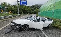 출근길 사고 목격한 소방관, 운전자 신속 구조